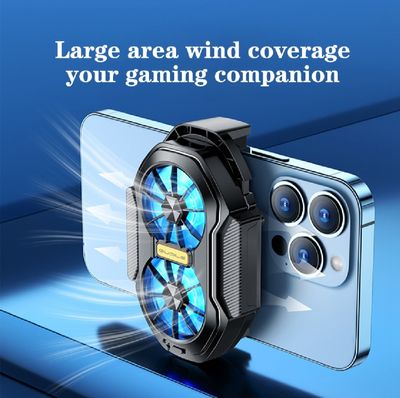 FS01 Dual Fan Rechargeable Mobile Phone Cooler_img_2