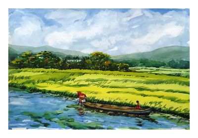 Tranquil River Through Golden Fields_img_0