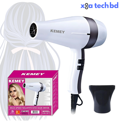 Kemei Km-5813 Cool And Hot 3000W high power Electric Hair Dryer For Women_img_1
