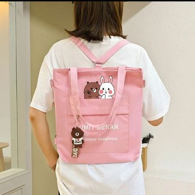 Canvas Bag Female Handbag Student_img_2