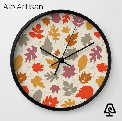 Leafy Wall clock_img_0