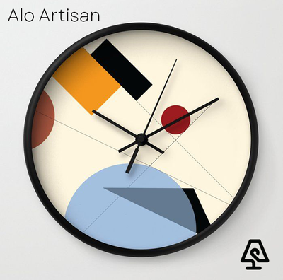Nude pattern wall clock_img_0