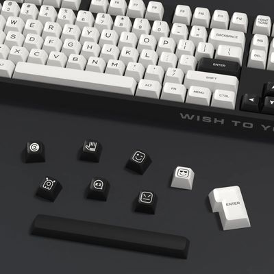 Kbdiy Bow 161 Keys SA Profile Doubleshot Keycaps Set_img_3