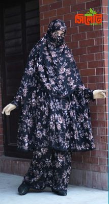 Elegant Palazzo long Khimar Set_img_4