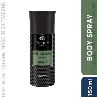 Yardley Gentleman Fresh Urbane Body Spray Bottle For Men, 150Ml_img_0