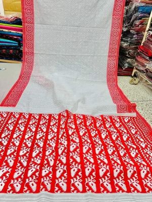 উন্নত মানের হাফ সিল্ক শাড়ি_img_4