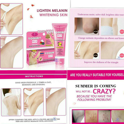 Magic White Yogurt Milk Whitening Underarm Cream 7 in 1_img_1