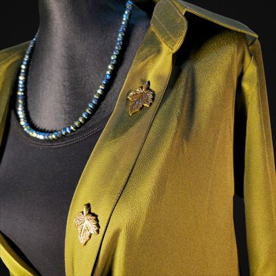 Olive Satin Shirt_img_2