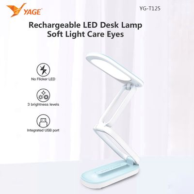 Yage T-125 LED Table Lamp USB Rechargeable Reading Desk Lamp_img_0