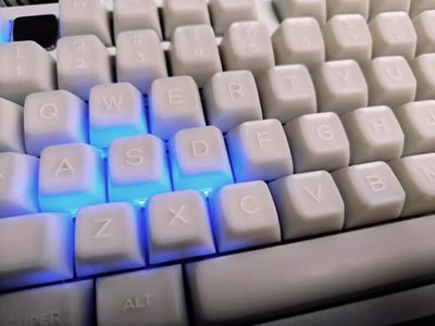 Kbdiy White Translucent SA Profile Doubleshot Keycaps Set_img_2