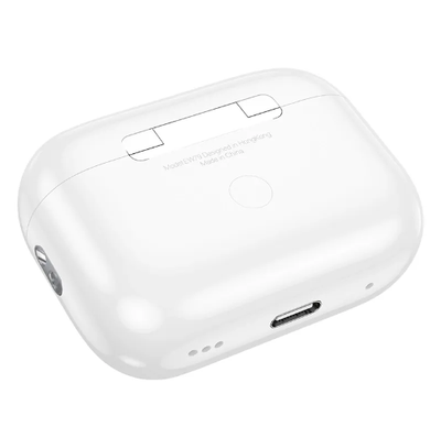 Hoco EW79 Bright ANC Touch Screen Bluetooth Earbuds – White_img_3