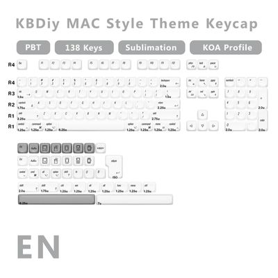 Mac Layout KOA Profile Keycaps_img_1
