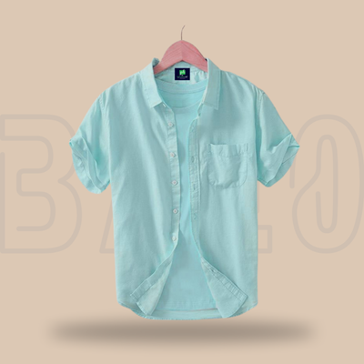 Oxford Cotton Half Sleeve Shirt_img_0