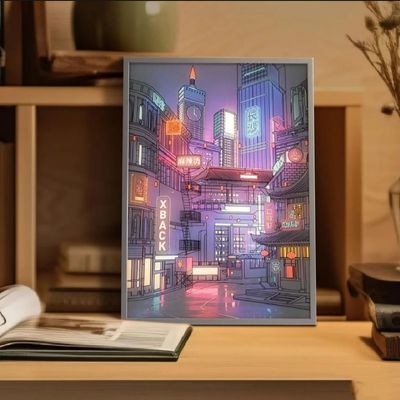 Anime Style Beautiful City LED Night View_img_4