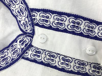 Elegant White Fotua with Embroidery - Premium Quality Traditional Wear_img_1