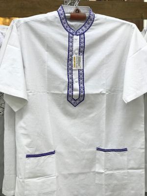 Elegant White Fotua with Embroidery - Premium Quality Traditional Wear_img_3