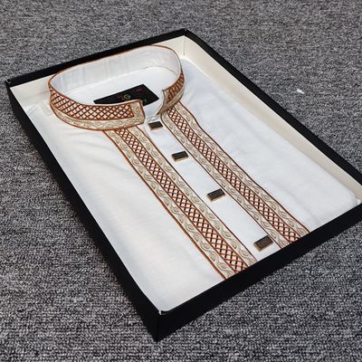 Elite embroidered panjabi white panjabi_img_0