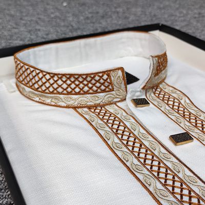Elite embroidered panjabi white panjabi_img_1