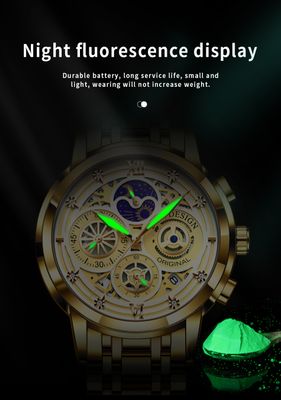 LIGE 8942 Men Military Sport Wrist Watch Gold Quartz Steel 30ATM Waterproof Date Male Clock Sport Watches Relogio Masculino2022_img_7