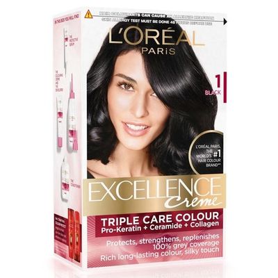 L'Oreal Excellence Triple Protection Color - Natural Darkest Black 1_img_0