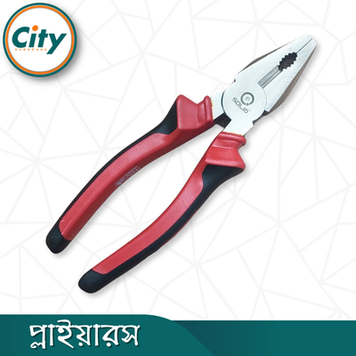 ৮ ইঞ্চি কম্বিনেশন প্লাইয়ারস হেভি ডিউটি নিকেল ক্রোমিয়াম স্টিল পেশাদার মানের প্লাস SOLID_img_1