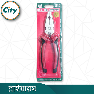 ৮ ইঞ্চি কম্বিনেশন প্লাইয়ারস হেভি ডিউটি নিকেল ক্রোমিয়াম স্টিল পেশাদার মানের প্লাস SOLID_img_4