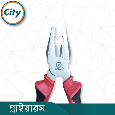 ৮ ইঞ্চি কম্বিনেশন প্লাইয়ারস হেভি ডিউটি নিকেল ক্রোমিয়াম স্টিল পেশাদার মানের প্লাস SOLID_img_3