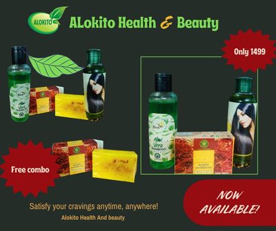 Combo | Alokito Hear Oil, Alokito Shampoo & Saffran Goat Milk Soap