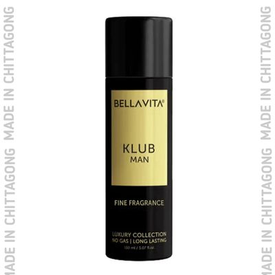 Bellavita KLUB Man Fine Fragrance Luxury Body Spray_img_0