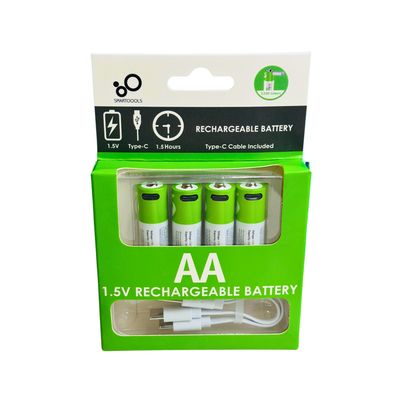 SmarToools RB40 AA-AAA 1.5V 2600mWh-750mWh Rechargeable Battery (4Pcs Set)_img_0
