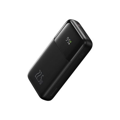 Baseus Comet Series 22.5W 20000mAh Dual Cable Digital Display Power Bank – Purple Color_img_0