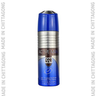 Chris Adams Deodorant Body Spray Active Man_img_0