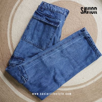 Jeans Color 6 Pocket Baggy Pant_img_2