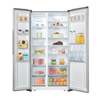 Hisense 564 L Side by Side Refrigerator-Silver RC67WS4OWQ_img_0