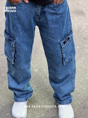Jeans Color 6 Pocket Baggy Pant_img_5
