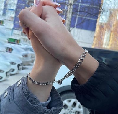 2 pieces magnet couple bracelets ❤️99 Taka only ❤️Stainless steel ❤️_img_1