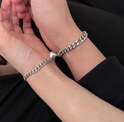 2 pieces magnet couple bracelets ❤️99 Taka only ❤️Stainless steel ❤️_img_2