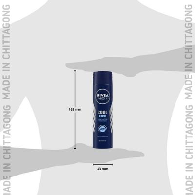 Nivea Men Deodrant Cool Kick Spray (150ml)_img_3