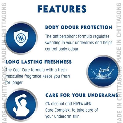 Nivea Men Body Spray Fresh Active (150ml)_img_2
