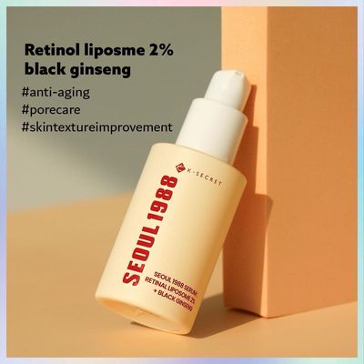 K-SECRET SEOUL 1988 Serum: Retinal Liposome 2% + Black Ginseng – 30ml_img_3