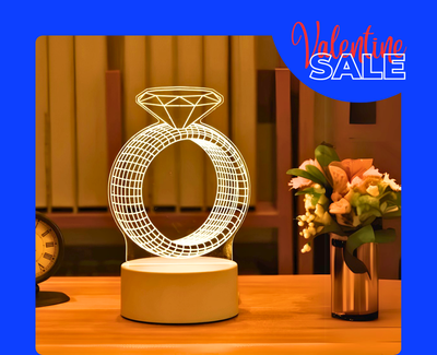 Customizable Love Acrylic Lamp (X Love Y)_img_1