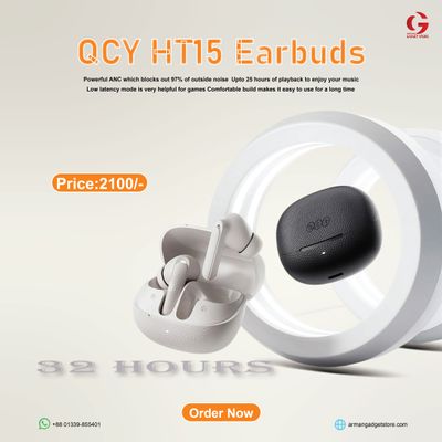 QCY HT15 Adaptive ANC True Wireless Earbuds – 45 dB Hybrid Noise Cancellation_img_0