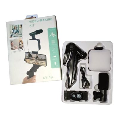 AY-49 remote control Video Kits Microphone LED Fill Light Mini Tripod_img_3