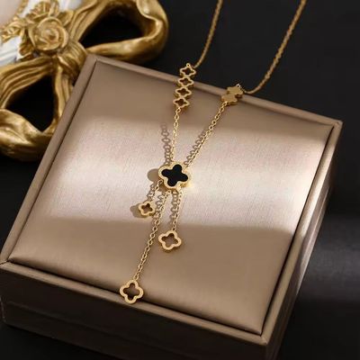 Gold plate butterfly NacklaceStainless steelColour gurantee_img_0