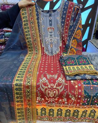 ✨ Luxury Digital Print 3-Piece Set – Dubai Cherry Edition ✨_img_2