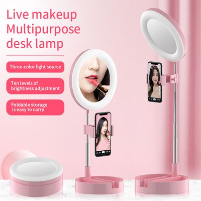 Live Makeup Multipurpose Ring Lamp With Mobile Stand_img_0