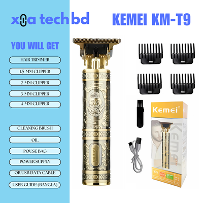 KEMEI KM-T9 Rechargeable Professional  Hair Trimmer For Men_img_1