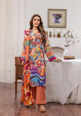 Popinn by Gulljee 3 Piece Printed Lawn_img_0