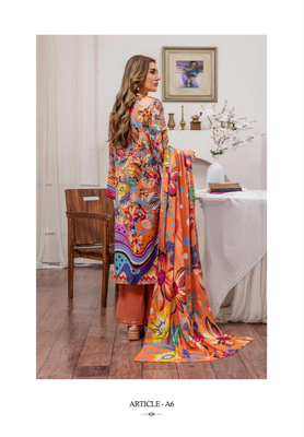 Popinn by Gulljee 3 Piece Printed Lawn_img_1