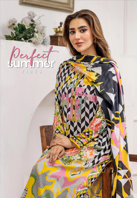 Popinn by Gulljee 3 Piece Printed Lawn_img_1